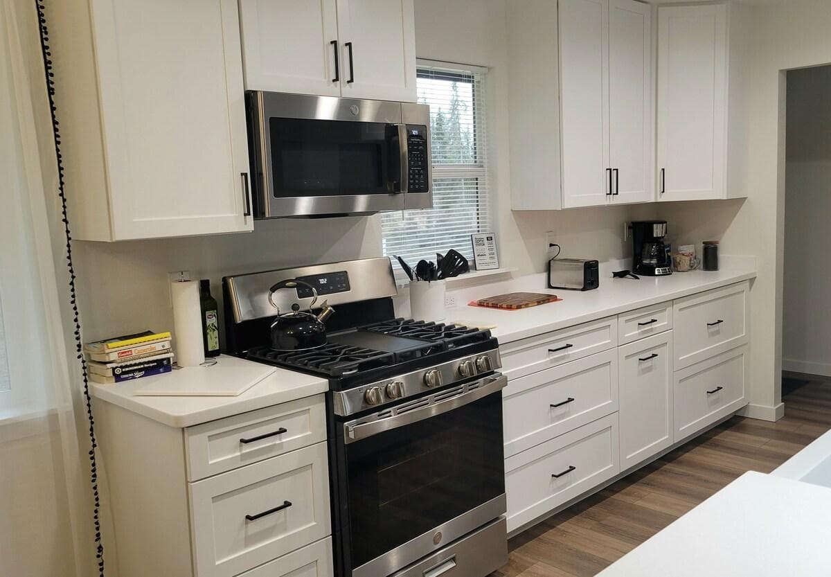 Modern and updated kitchen